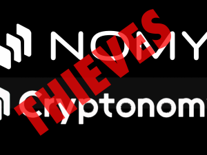 Cryptonomy & Nomy Finance Thieves & Scammers